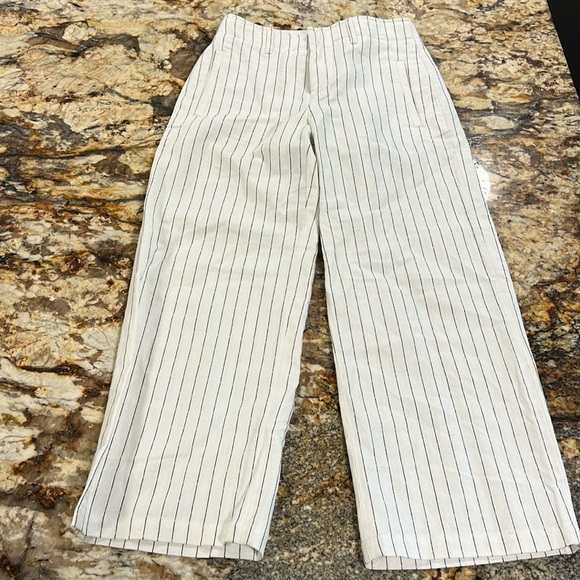 Rag and Bone Dylan Pant in White Stripe Size 00 - Picture 1 of 14